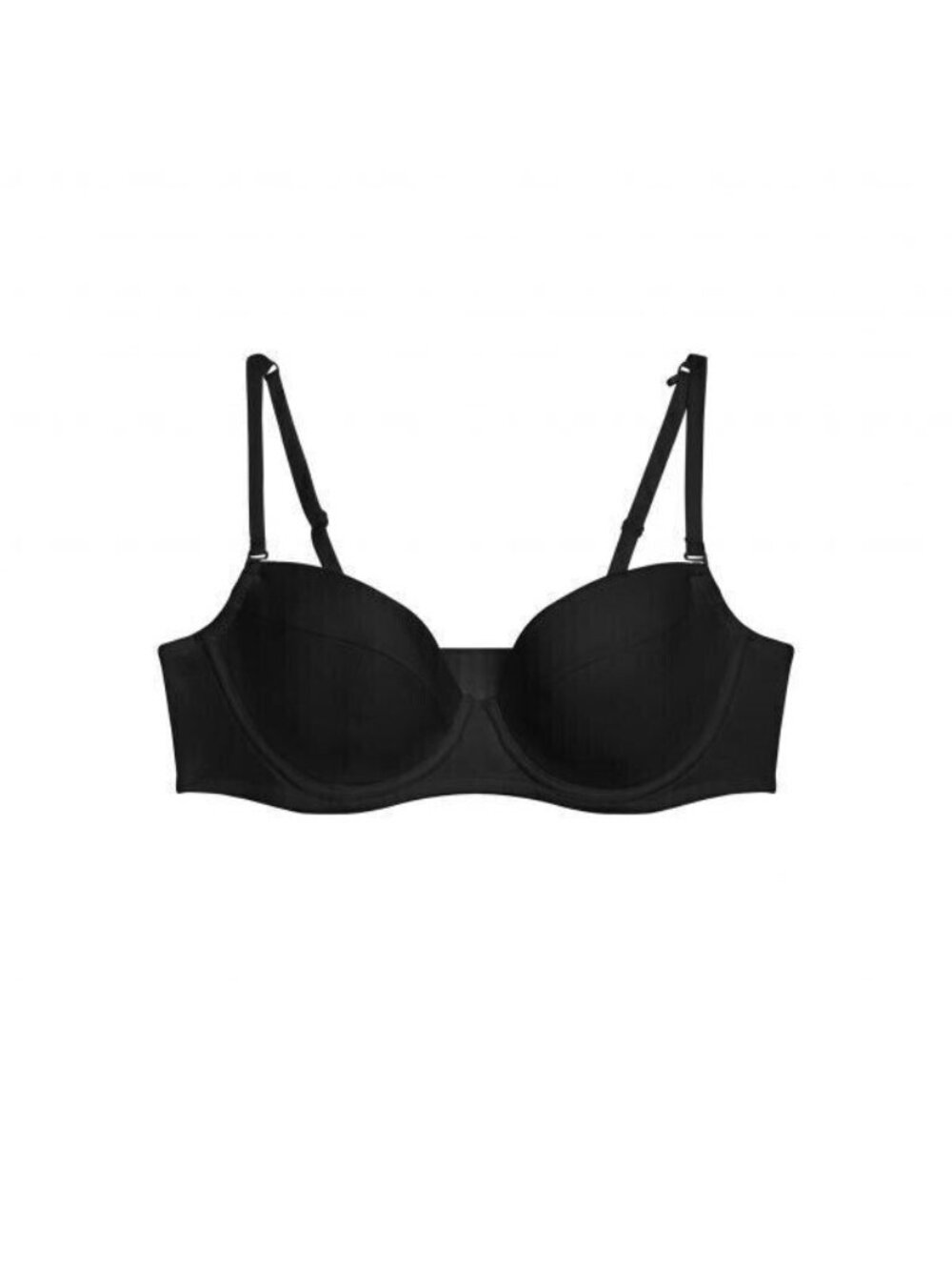 The KiT Undergarments Molded Balconette Bra Black NEW Underwire 36C